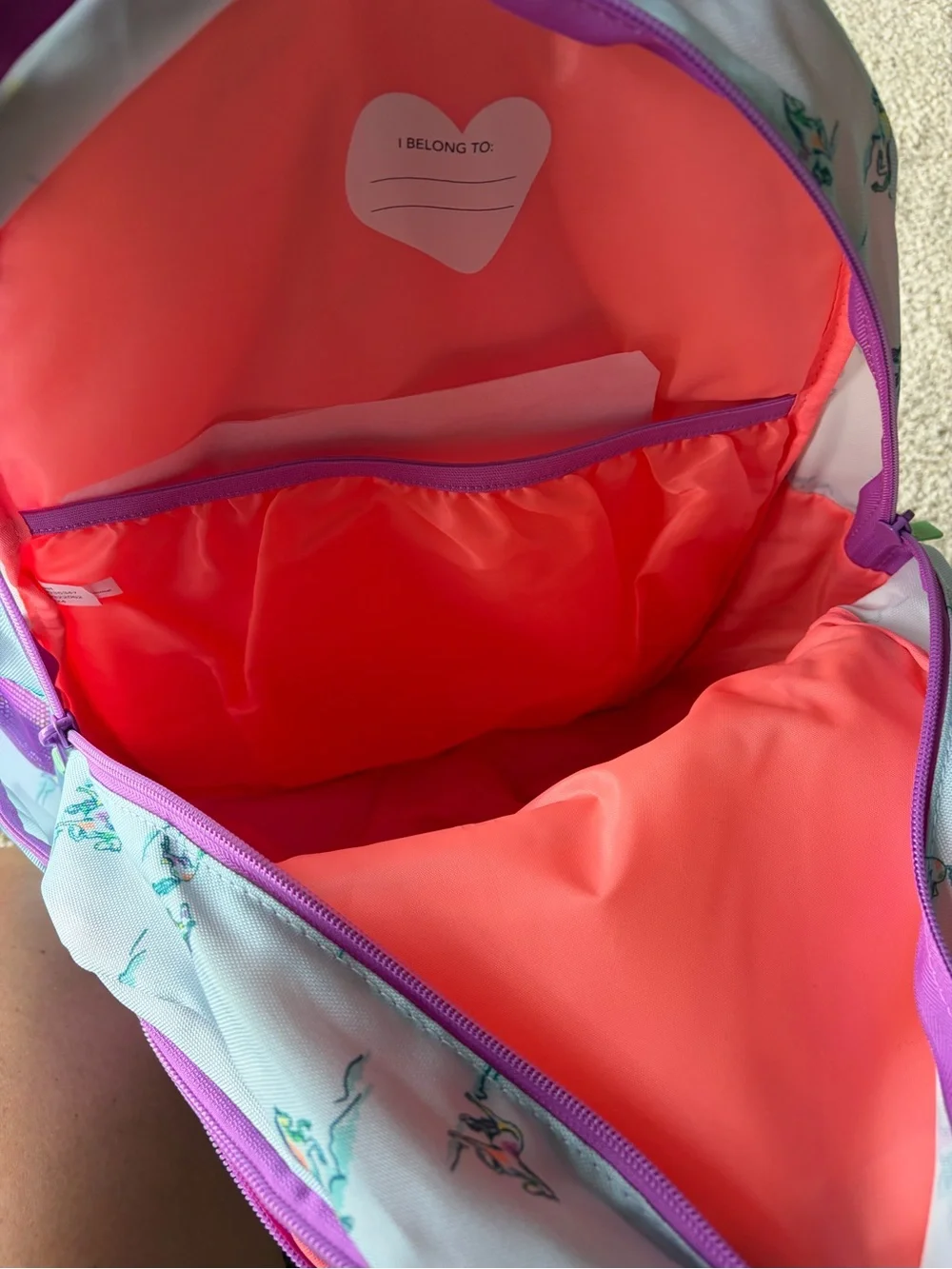 Purple & Blue Horses Design Backpack | Brand New | Cat & Jack